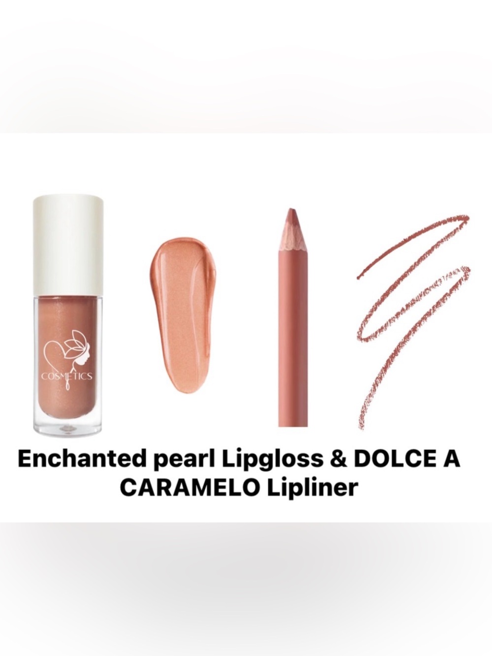 Hearts Pure Cosmetics Lipgloss & Lipliner Set